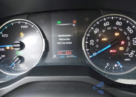 2021 Toyota Rav4 Hybrid Le из США, поврежденный, VIN JTMLWRFV3MD114964